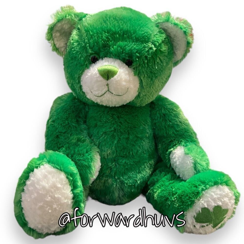 Build-A-Bear Lucky O' Teddy Plush - Limited Edition St. Patrick's Day No Tags